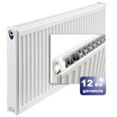 ERFER import radiátor 22K(DK) 600/1500 acéllemez lapradiátor + tartó - szett